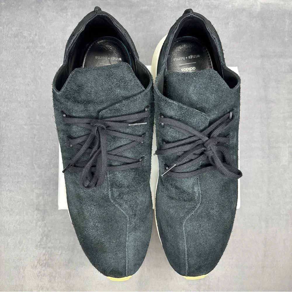 Adidas Wings + Horns ZX Flux Core Black Suede Size 12 Mens Rare